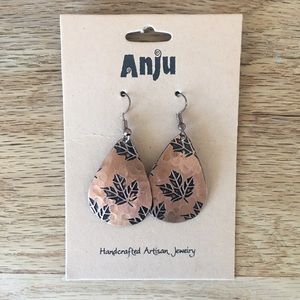 1 Pair Left! Anju Leaf Earrings